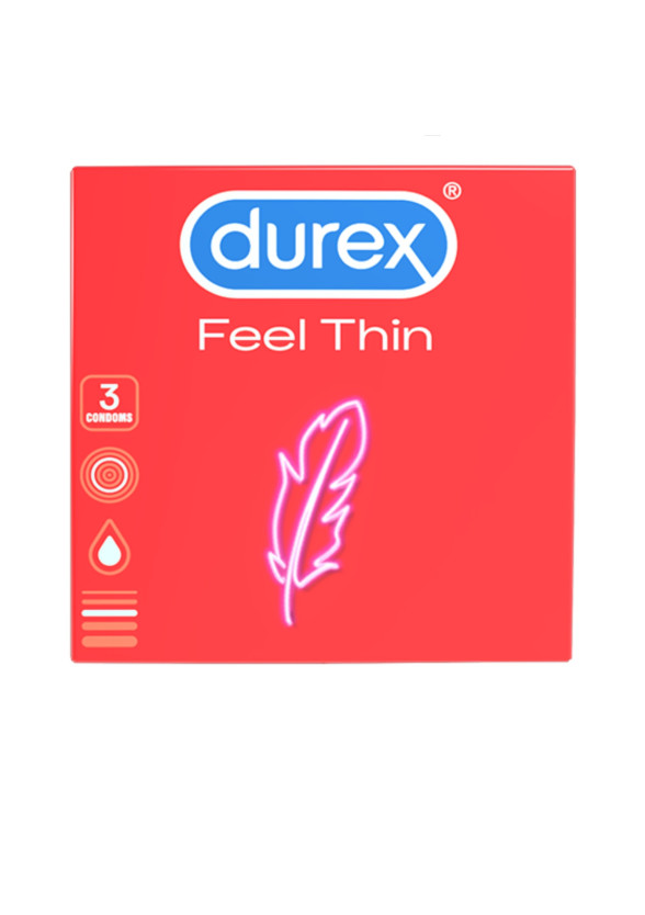 ДЮРЕКС ФИЙЛ ТИН презервативи 3бр., 12 бр., 18 бр. | DUREX FEEL THIN condoms 3s, 12s, 18s