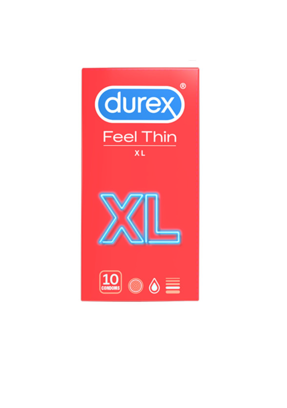 ДЮРЕКС XL ФИЙЛ ТИН презервативи 10бр. | DUREX XL FEEL THIN Extra large condoms 10 pack