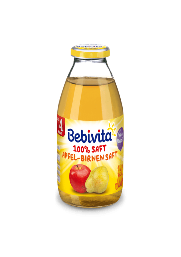БЕБИВИТА Сок от ябълки и круши 4+м. 200мл. | BEBIVITA Apple and pear juice 4+ 200ml