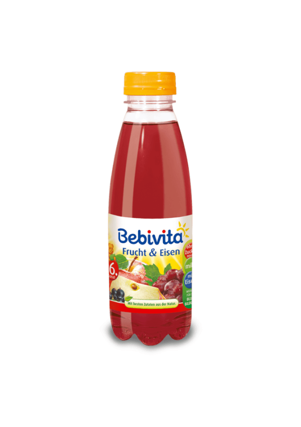 БЕБИВИТА Сок от червени плодове с Желязо 6+м. 3бр х 500мл. | BEBIVITA Red fruits juice with Iron 6+ 3s x 500ml