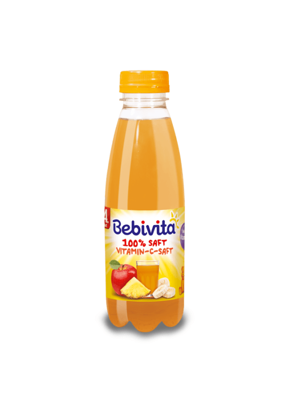 БЕБИВИТА Сок с Витамин С 4+м. 500мл. | BEBIVITA Vitamin C juice 4+ 500ml