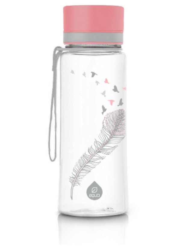 ЕКУА Бутилка без BPA ПТИЦИ 600мл | EQUA Eco bottle BPA free PLAIN BIRDS 600ml