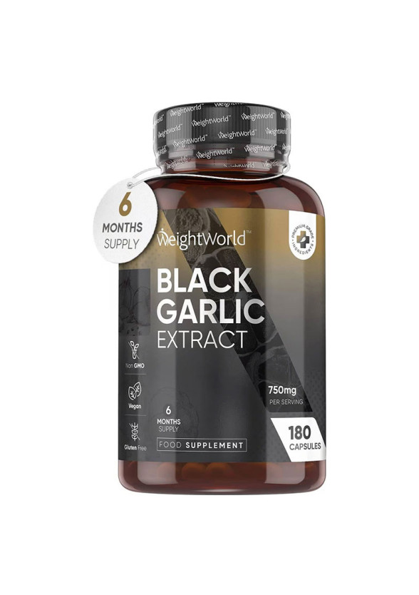 Черен чесън х 180 капсули Уейт Уърлд | Black Garlic Extract x 180 caps Weight World 