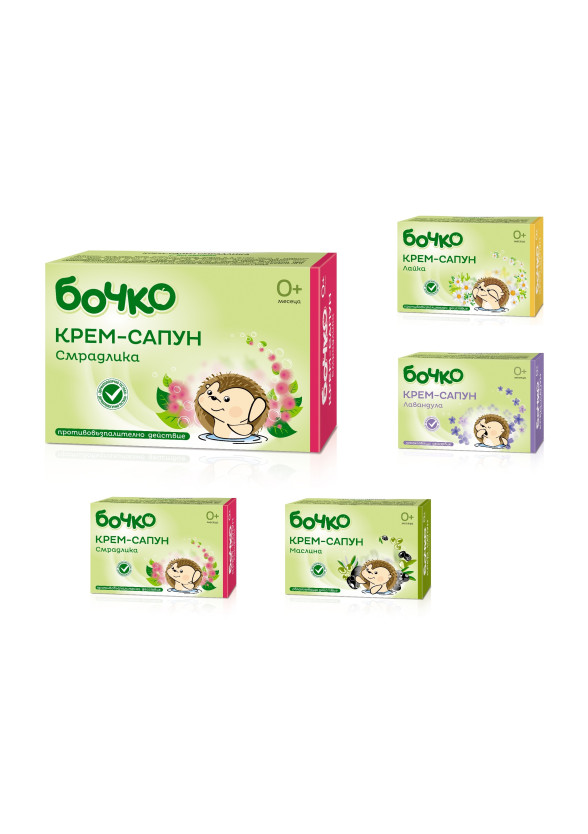 БОЧКО Крем-сапун, различни аромати 75гр | BOCHKO Cream-soap 75g