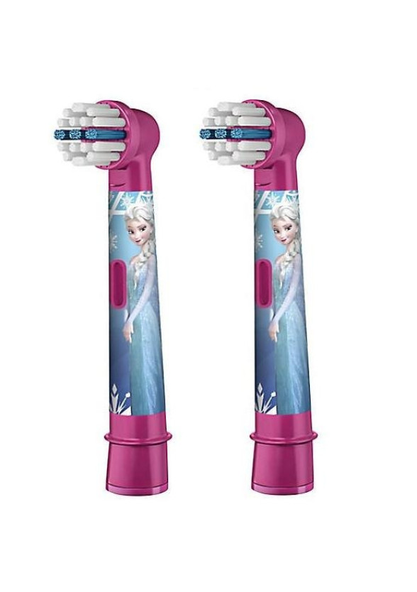 Накрайник за електическа четка за зъби за деца СТЕЙДЖЕС ПАУЪР (Замръзналото кралство) 3+ 2бр БРАУН ОРАЛ-Б | Brush head for electric toothbrush battery for kids STAGES POWER (Frozen) KIDS 3+ 2s BRAUN ORAL-B