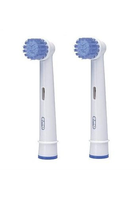 ОРАЛ-Б Накрайник за електическа четка за зъби Сензитив клийн 2 бр. | ORAL-B Brush head for toothbrush battery Sensitive clean set of 2