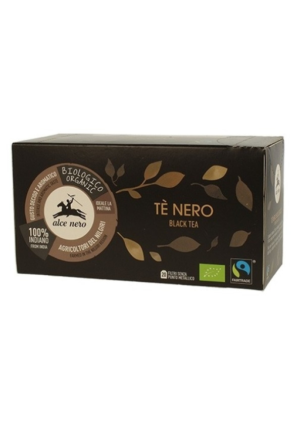 Черен чай Alce Nero 20бр филтърни пакетчета | Black tea Alce Nero 20s tisane