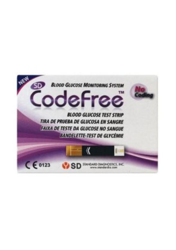 Тест-ленти за глюкомер CodeFree x 50бр | Test strips for glucometer CodeFree x 50s