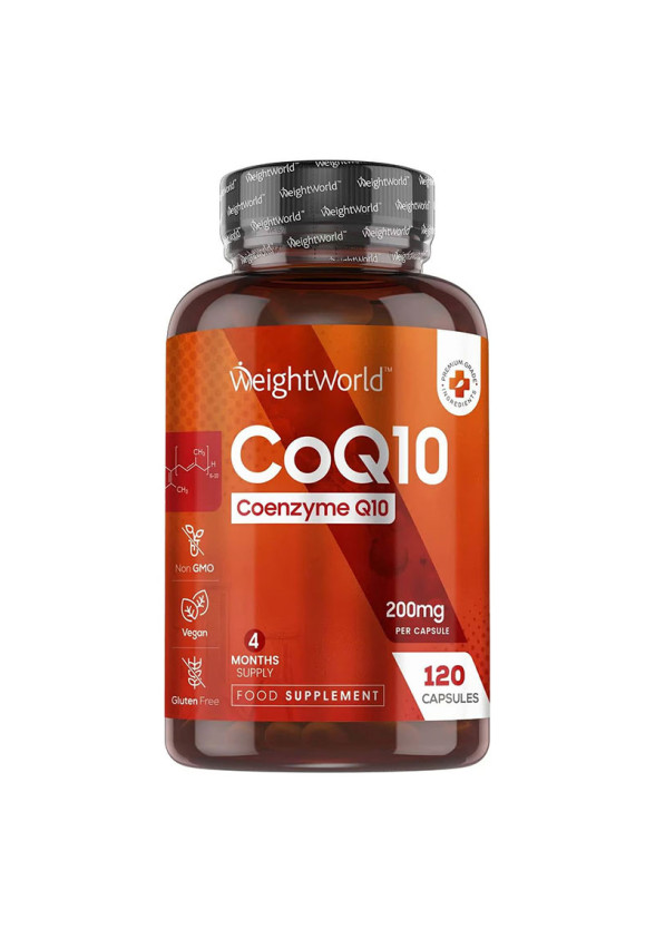 Коензим Q10 I 200 мг x 120 капсули Уейт Уърлд | CoQ10 200 mg x 120 caps Weight World 