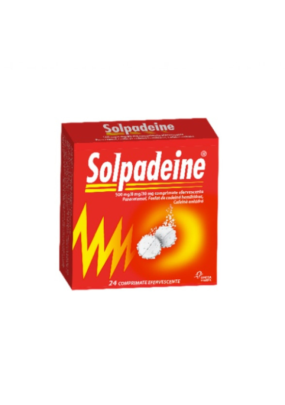 СОЛПАДЕИН разтворими таблетки 12бр., 24бр. | SOLPADEINE soluble tablets 12s, 24s