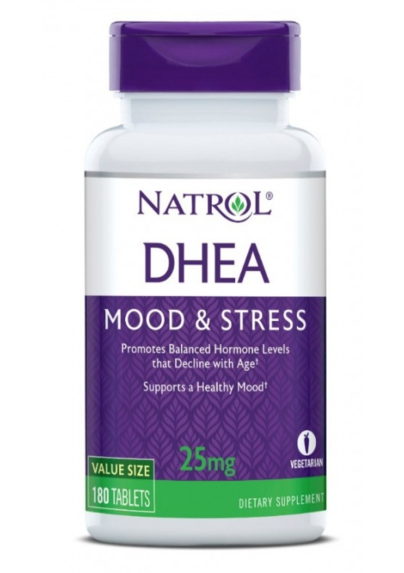 ДХЕА 25 мг. 180 таблетки НАТРОЛ | DHEA 25 mg 180 tabs NATROL