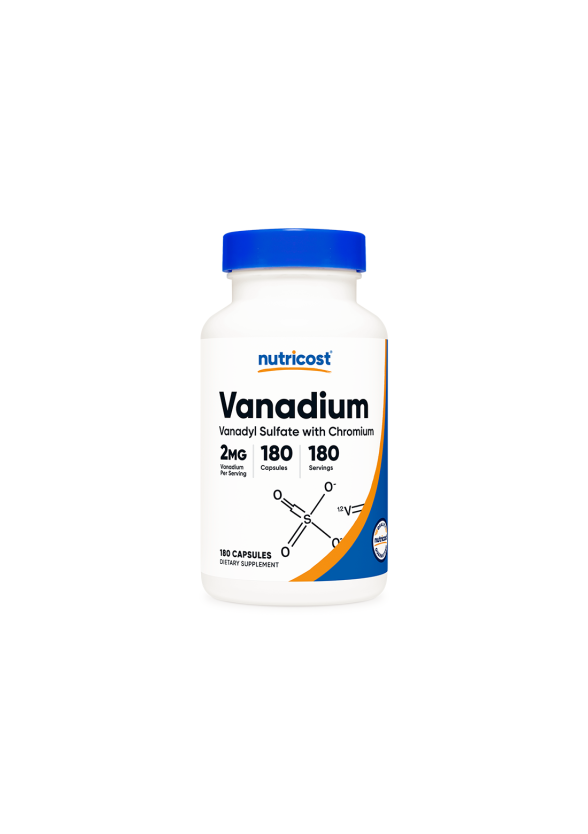 Ванадил сулфат + Хром x 180 капсули НУТРИКОСТ | Vanadium Plus Chromium x 180 caps NUTRICOST