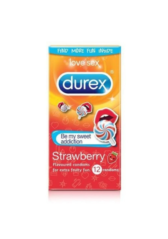 ДЮРЕКС ЯГОДА презервативи 12бр. | DUREX STRAWBERRY condoms 12 pack