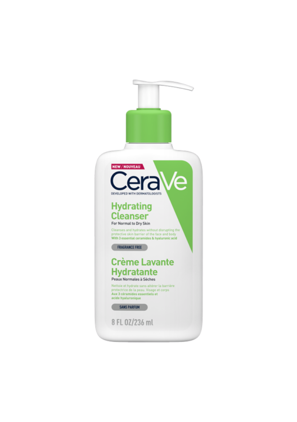 СЕРАВЕ Измиващ хидратиращ крем за лице и тяло 236мл | CERAVE Hydrating cleancer for face and body 236ml