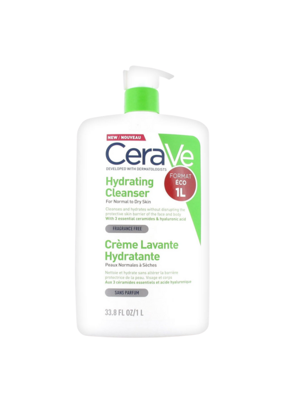СЕРАВЕ Измиващ хидратиращ крем за лице и тяло 1000мл | CERAVE Hydrating cleancer for face and body 1000ml