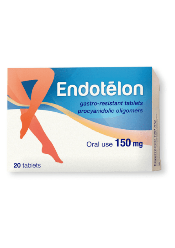 ЕНДОТЕЛОН 150мг. стомашно-устойчиви таблетки 20бр | ENDOTELON 150mg gastro-resistant tablets 20s
