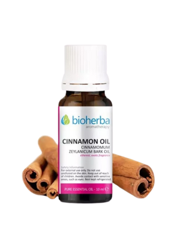 Етерично масло от КАНЕЛА 10мл БИОХЕРБА | CINNAMON Essential oil 10ml BIOHERBA
