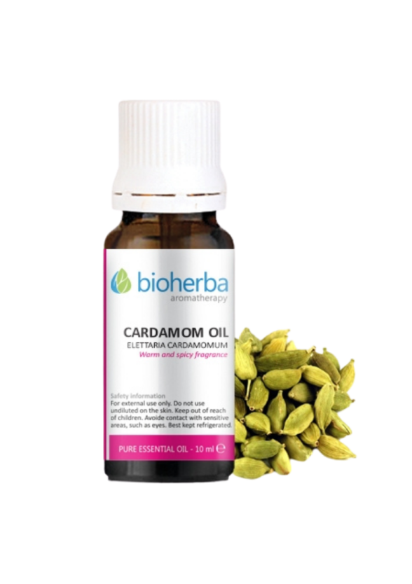 Етерично масло от КАРДАМОН 10мл БИОХЕРБА | Essential CARDAMOM oil 10ml BIOHERBA