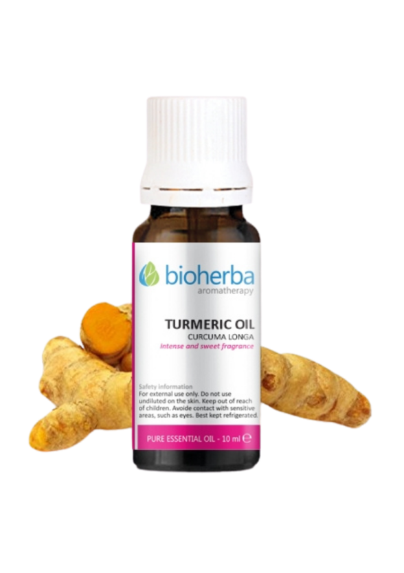 Етерично масло от КУРКУМА 10мл БИОХЕРБА | Essential TURMERIC oil 10ml BIOHERBA