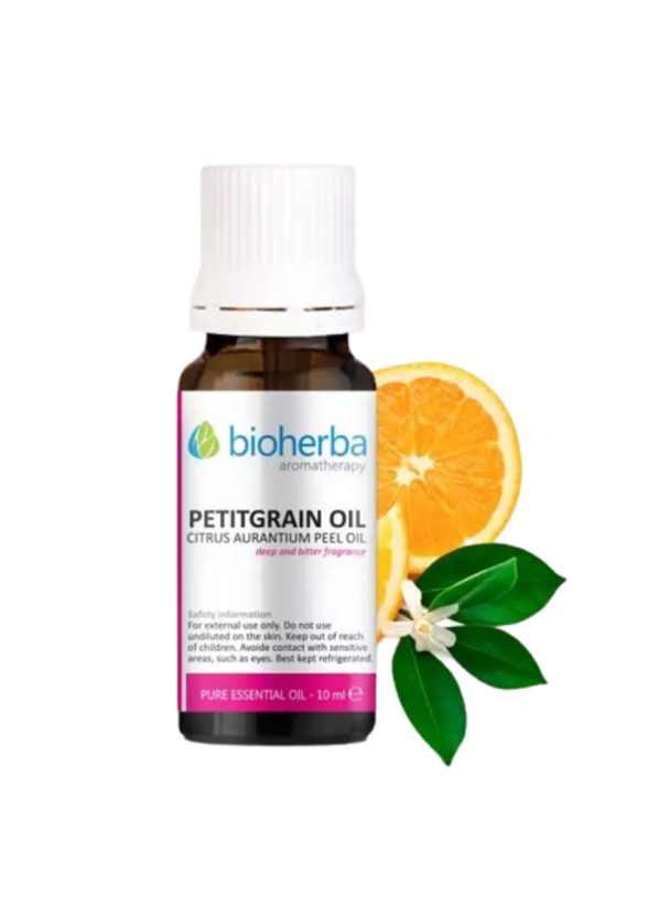 Етерично масло от ПЕТИГРЕН 10мл БИОХЕРБА | PETITGRAIN Essential oil 10ml BIOHERBA