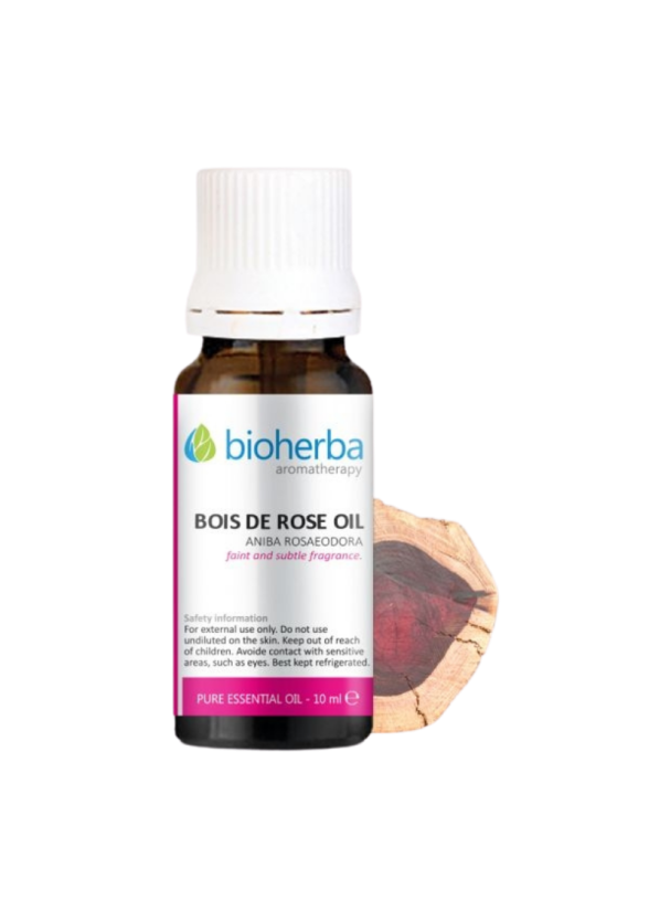 Етерично масло от РОЗОВО ДЪРВО 10мл БИОХЕРБА | Essential BOIS DE ROSE oil 10ml BIOHERBA