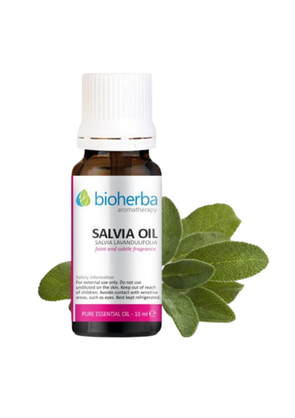 Етерично масло от САЛВИЯ 10мл БИОХЕРБА | Essential SALVIA oil 10ml BIOHERBA