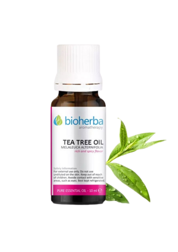 Етерично масло от ЧАЕНО ДЪРВО 10мл БИОХЕРБА | TEA TREE Essential oil 10ml BIOHERBA