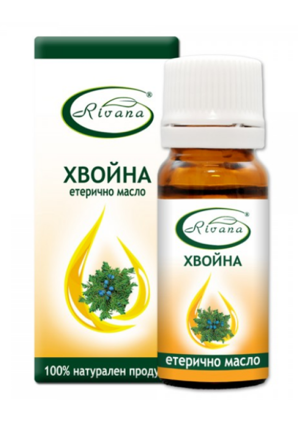 РИВАНА Етерично масло от ХВОЙНА 10мл | RIVANA JUNIPERUS COMMUNIS Essential oil 10ml