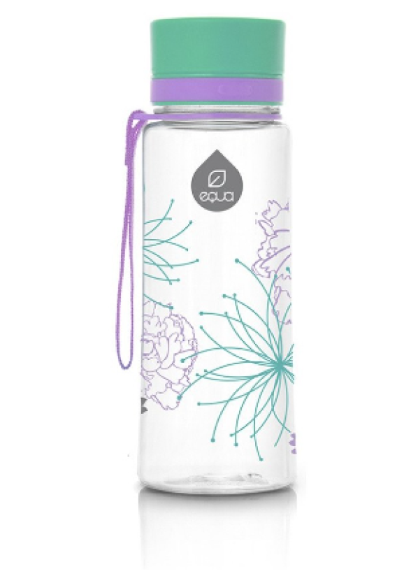 ЕКУА Бутилка без BPA ЦВЕТЕ 600мл | EQUA Eco bottle FLOWER BPA free 600ml
