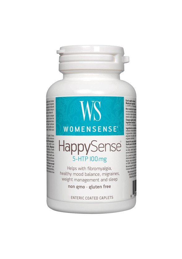 ХЕПИ СЕНС 5-HTP 100 мг. х 60 каплети УИМЕНСЕНС | HAPPY SENSE 100 mg. 60 caplets WOMENSENSE 