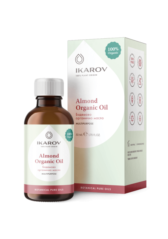 ИКАРОВ Бадемово масло - органично 50мл | IKAROV Almond oil - organic 50ml