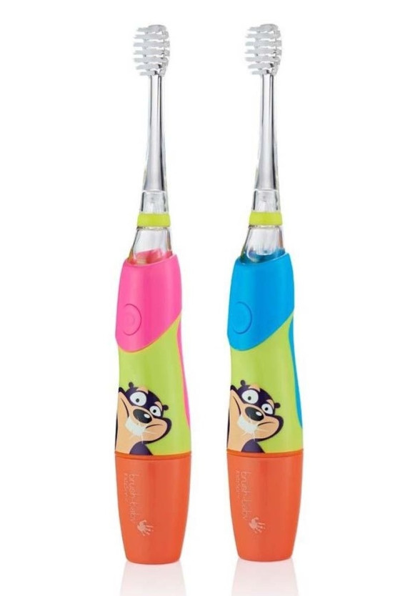 БРЪШ-БЕЙБИ КИДСОНИК Електрическа четка за зъби със светещ накрайник 3-6 1бр. | BRUSH-BABY KIDZSONIC Electrical toothbrush Flashing disco lights 3-6 1s 