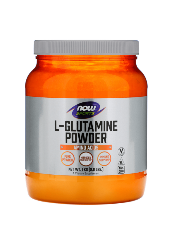 Л-ГЛУТАМИН прах 1000г (1кг) НАУ ФУУДС | L-GLUTAMINE powder 1000g (1kg) NOW FOODS