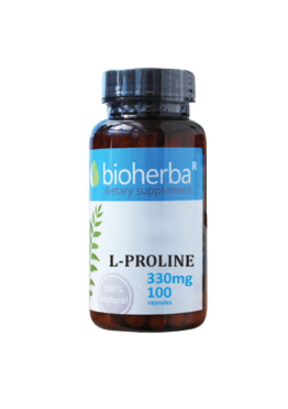 Л-ПРОЛИН 330 мг. 100 капс. БИОХЕРБА | L-PROLINE 330 mg. 100 caps. BIOHERBA