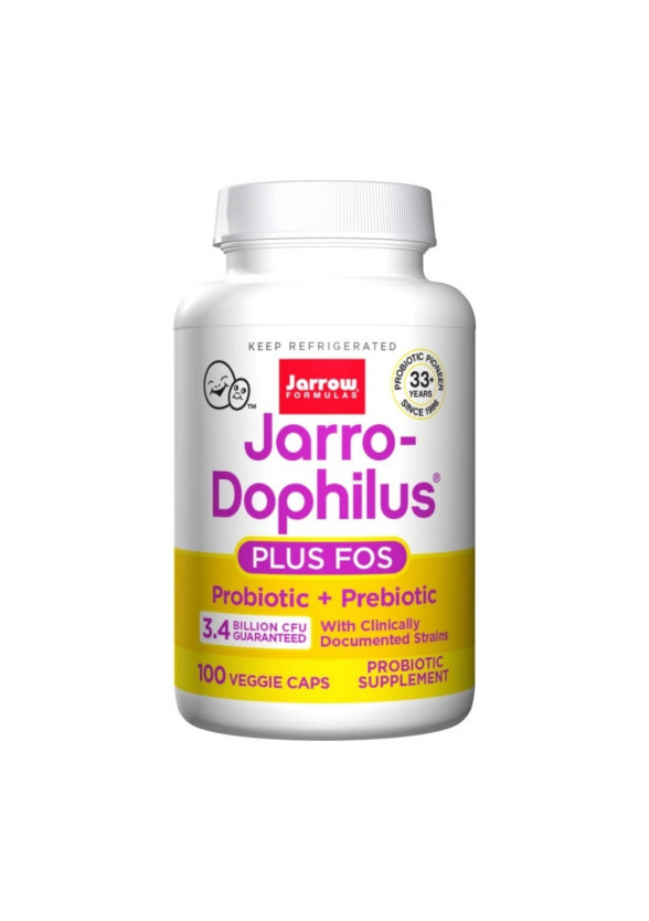ПРОБИОТИК Jarrow-Dophilus + Пребиотик 3,4 млрд CFU х 100 капсули ДЖАРОУ ФОРМУЛАС | Probiotic Jarrow-Dophilus + Prebiotics 100s JARROW FORMULAS