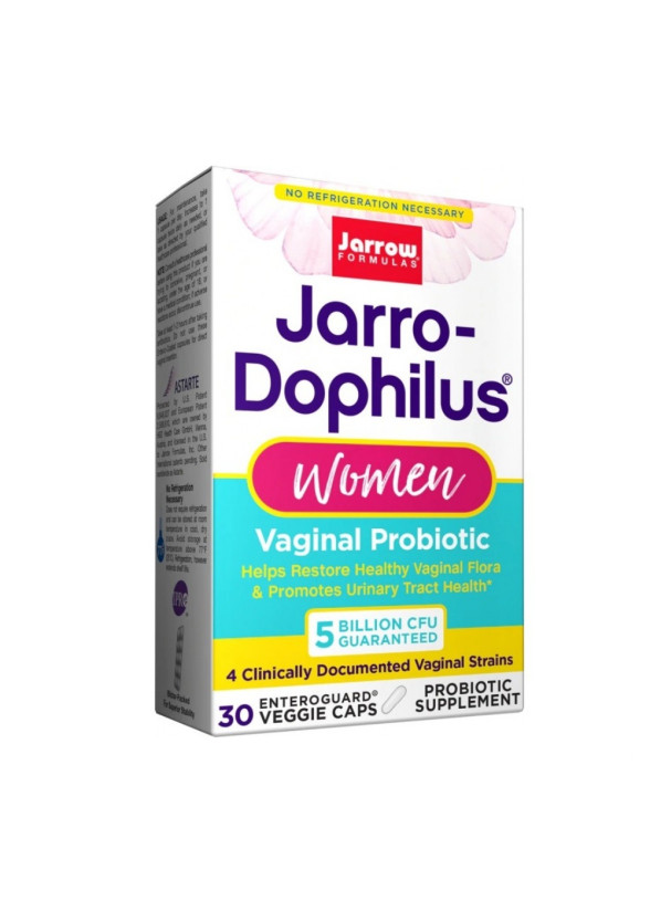 ПРОБИОТИК ЗА ЖЕНИ Jarrow-Dophilus 5млрд CFU капсули 30бр ДЖАРОУ ФОРМУЛАС | Probiotic Jarrow-Dophilus for women 5 bln CFU 30s JARROW FORMULAS