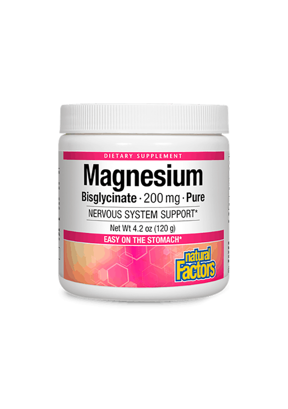 Магнезий (бисглицинат) 200мг ПУДРА 120г | Magnesium (bisglycinate) 200mg Pure 120gr