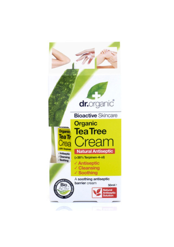 Д-Р ОРГАНИК Чаено дърво антисептичен крем 50мл | DR ORGANIC Tea tree cream 50ml