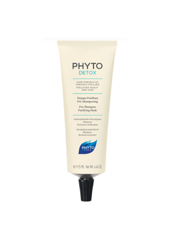 ФИТО ФИТОДЕТОКС Почистваща и детоксикираща маска за коса преди измиване 125мл | PHYTO PHYTODETOX Pre-shampoo purifying mask 125ml 
