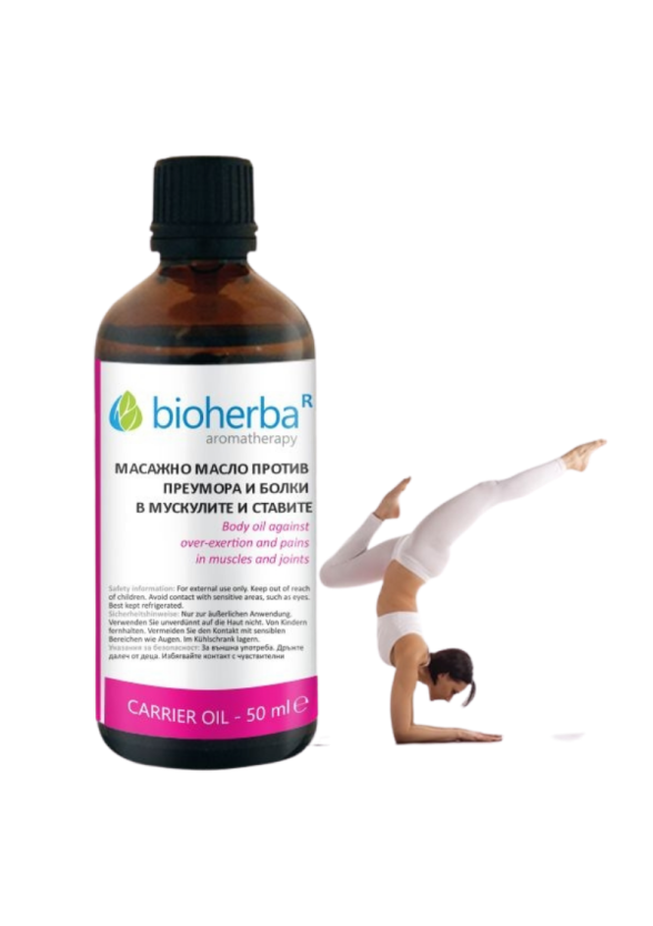 БИОХЕРБА Ревитализиращо масажно масло за тяло 50мл | BIOHERBA Revitalizing massage body oil 50ml 