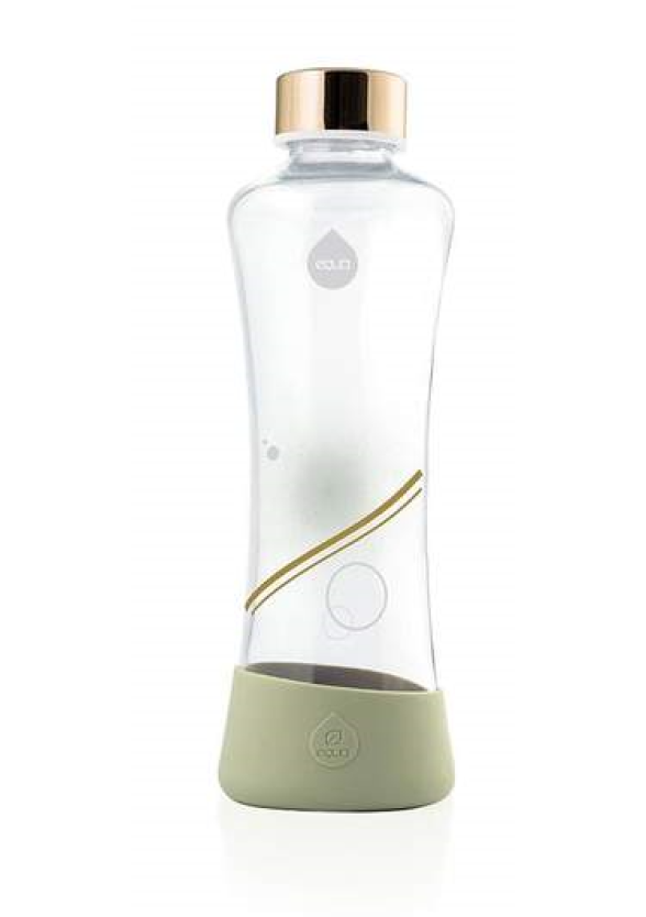 ЕКУА Бутилка, стъкло ЗЛАТО 550мл | EQUA Eco glass bottle GOLD 550ml