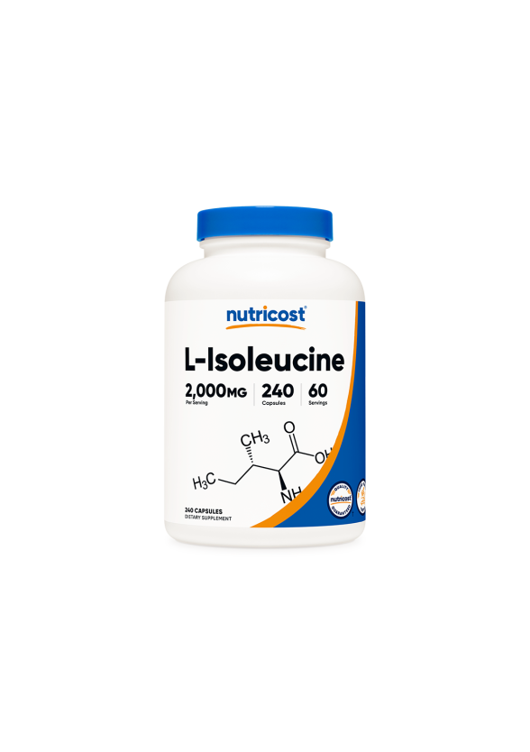 Л-Изолевцин x 240 капсули НУТРИКОСТ | L-Isoleucine x 240 caps NUTRICOST