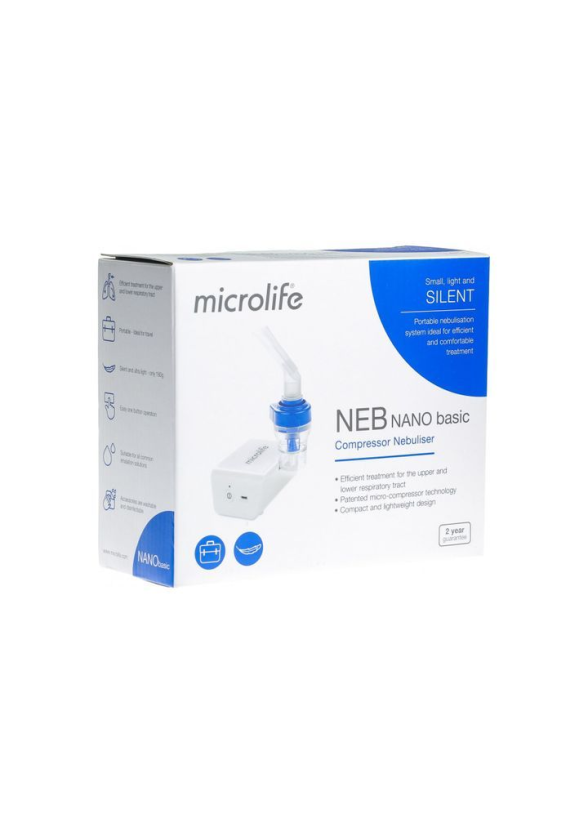 МИКРОЛАЙФ Компресорен инхалатор NEB NANO BASIC | MICROLIFE Compressor nebulizer NEB Nano Basic