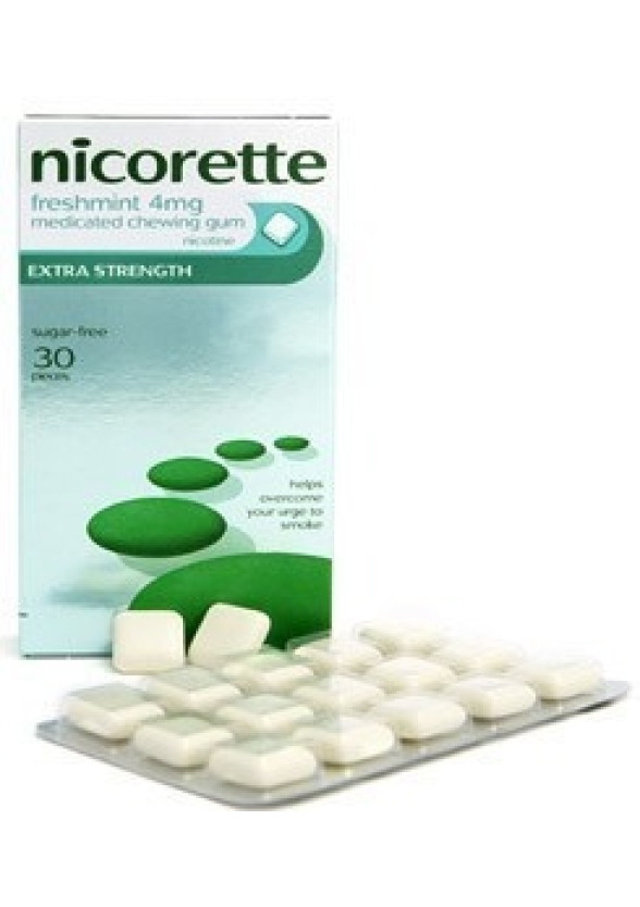 НИКОРЕТ АЙСМИНТ 2мг. лечебна дъвка 30бр. | NICORETTE ICEMINT 2mg medical chewing gum 30s