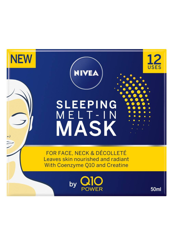 НИВЕА Q10 ПАУЪР Нощна маска 50мл | NIVEA Q10 POWER Sleeping melt-in mask 50ml