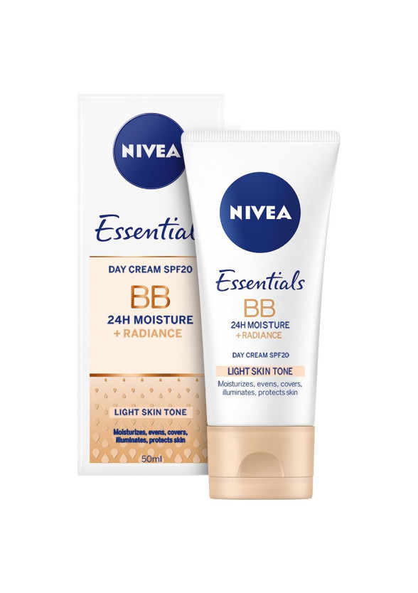 НИВЕА BB крем за лице светъл тон 50мл | NIVEA BB cream 5in1 beautifying moisturizer light 50ml