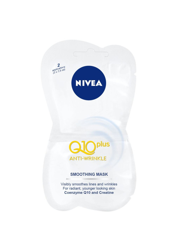 НИВЕА Q10+ Маска за лице 2x7.5мл | NIVEA Q10+ Anti-wrinkle mask 2x7.5мл