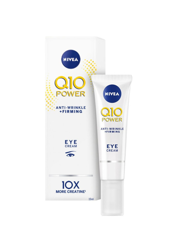 НИВЕА Q10+ ПАУЪР Околоочен крем против бръчки 15мл | NIVEA Q10+ POWER Anti-wrinkle eye care 15ml