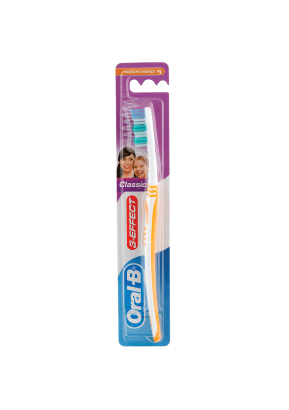 Четка за зъби КЛАСИК 3-ЕФЕКТ медиум ОРАЛ-Б | Toothbrush CLASSIC 3-EFFECT medium ORAL-B