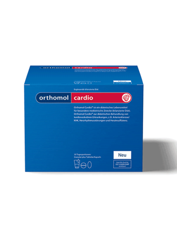 КАРДИО за здраво сърце 30бр. дози ОРТОМОЛ | CARDIO 30s doses ORTHOMOL